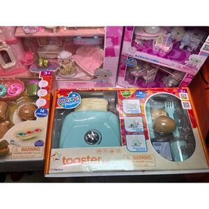 Meritus Playful Palette Sunbeam Valley Mansion Dessert Shop Toaster Tea Set Lot